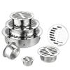 Round Stainless Steel Floor Drain, 40–200 mm Removable Filter, Anti-Clogging Roof Drain (150 mm/5.9 in) view 1
