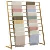ASerZenith 80 cm Gold Freestanding Scarf Rack view 1