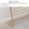 ASerZenith 80 cm Gold Freestanding Scarf Rack view 3