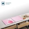 SFArt Tempered Glass Stove Cover & Cutting Board, 2-Piece, 45 x 52 cm, Hygienic & Non-Slip, for Induction and Glass-Ceramic Cooktops – Pink Cupcake view 4
