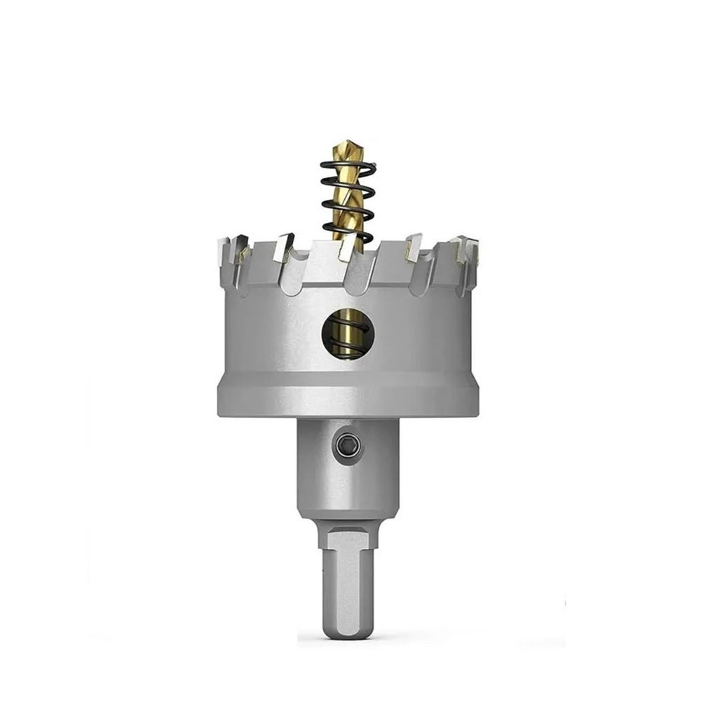 1-Piece Carbide Hole Saw Set with Pilot Drill, 100 mm