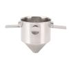Haofy Portable Stainless Steel Pour-Over Coffee Filter, Foldable 8 oz Reusable Dripper view 1