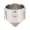 Haofy Portable Stainless Steel Pour-Over Coffee Filter, Foldable 8 oz Reusable Dripper view 3
