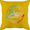 50 x 50 cm Pillow – World's Best Dad, Yellow view 1