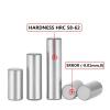 Stainless Steel Dowel Pins, Solid Cylindrical, Bearing Steel HRC62, M4 GB119, 100 pcs (22 mm) view 3