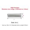Stainless Steel Dowel Pins, Solid Cylindrical, Bearing Steel HRC62, M4 GB119, 100 pcs (22 mm) view 4