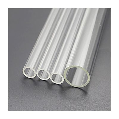 1 Pc 50 cm Long Transparent Acrylic Round Tube, Highly Transparent Rigid Hard Tube for DIY Projects, Aquariums, and Cooling Systems (20 x 2 mm)
