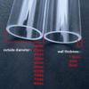 1 Pc 50 cm Long Transparent Acrylic Round Tube, Highly Transparent Rigid Hard Tube for DIY Projects, Aquariums, and Cooling Systems (20 x 2 mm) view 4