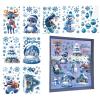Christmas Stickers for Kids, 12 Designs, Cute Cartoon Decals view 1