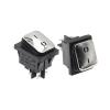 VWWJCCRO 1-Piece KCD4 4-Pin Red-Lighted Stainless Steel-Face Boat Switch view 2