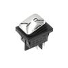 VWWJCCRO 1-Piece KCD4 4-Pin Red-Lighted Stainless Steel-Face Boat Switch view 3