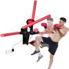 Smart Boxing Reflex Trainer with Remote Control, Wall-Mounted Punching System with 4 Punching Bars, 3 Modes and 3 Speed Levels view 1