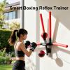Smart Boxing Reflex Trainer with Remote Control, Wall-Mounted Punching System with 4 Punching Bars, 3 Modes and 3 Speed Levels view 3