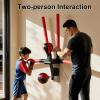 Smart Boxing Reflex Trainer with Remote Control, Wall-Mounted Punching System with 4 Punching Bars, 3 Modes and 3 Speed Levels view 4