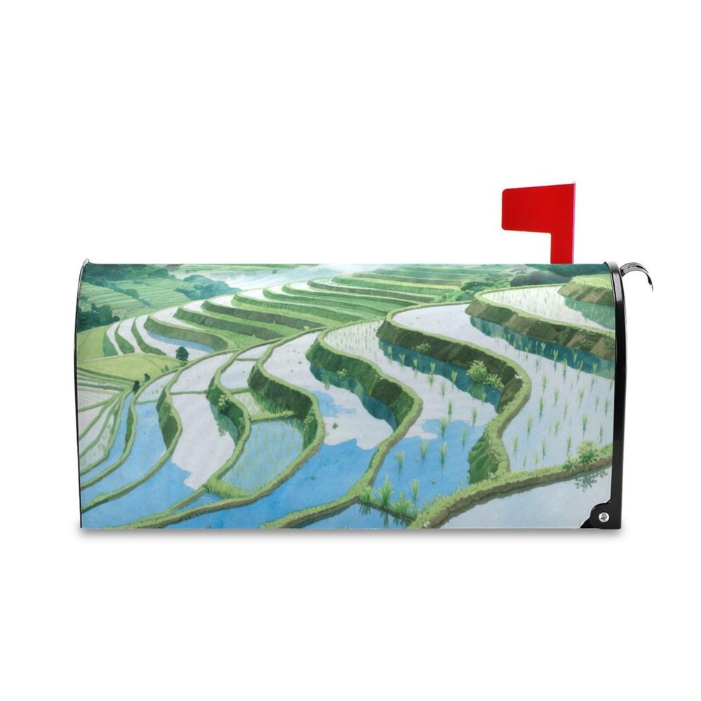 Yoogain Decorative Magnetic Mailbox Cover for Christmas, Unique Standard-Size Mailbox Cover