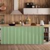 Wokuaile Cabinet Curtain, Dust-Resistant Self-Adhesive Curtain, Light Green, W70 x H50 cm view 1
