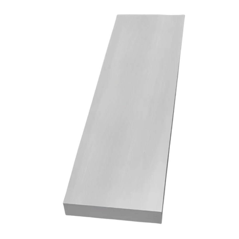 6061 Solid Aluminum Flat Bar, Thickness 3–90 mm, Various Sizes, 1 Piece (25 × 60 mm)