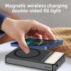 Jiawu Phone Fill Light, Double-Sided Magnetic Selfie Light with Wireless Charging view 3