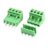 fengpeng 5.08 mm 2/3/4/5/6-Pole PCB Screw Terminal Blocks, Right-Angle 4P view 1
