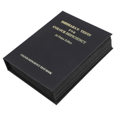 Gettimore Ishihara Test Book 2025 – 38-Plate Color Vision Deficiency Test for Congenital and Red-Green Color Blindness, with Type and Severity Assessment Plates, Album-Style Design, 19 × 14.8 × 4 cm