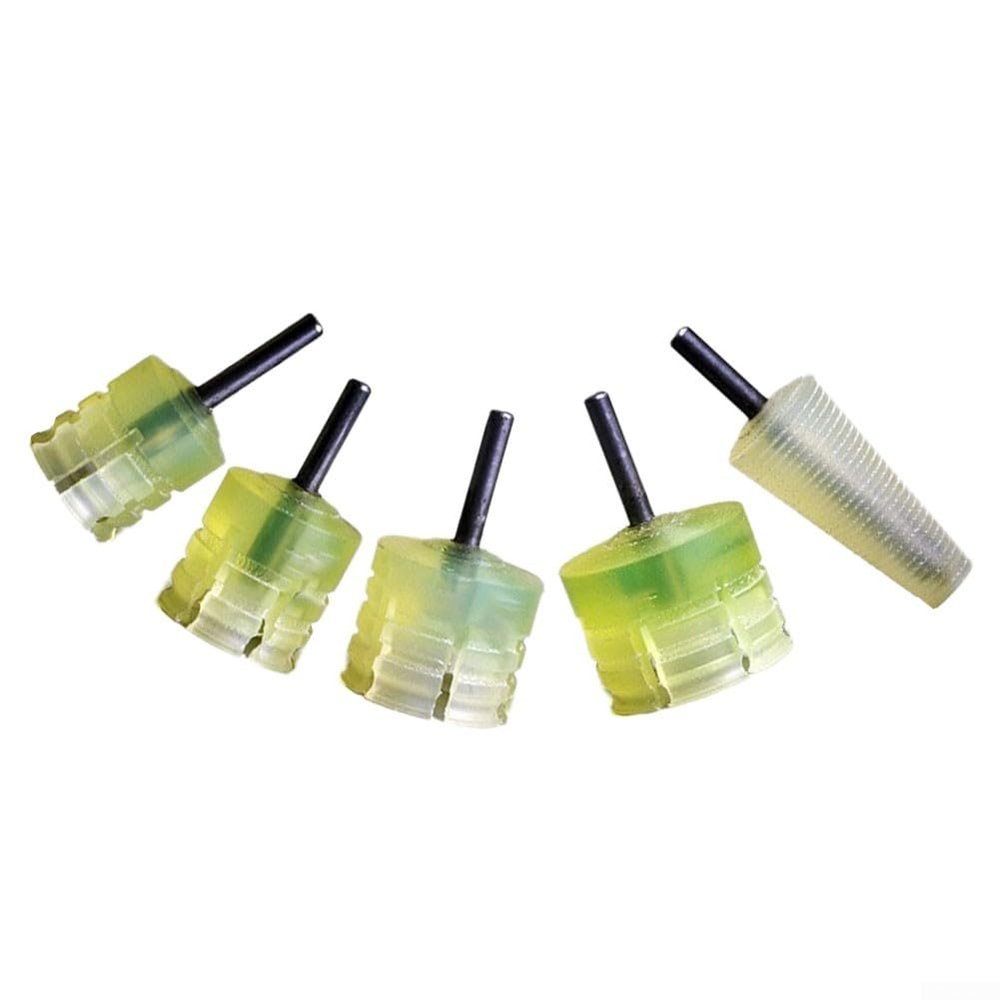 Polishing Tool for Jade and Agate Rings with Silicone Sleeve and Fixed Rod (14–25)