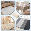 Non-Slip Rug Pad 55 x 87 in, PVC Rug Stopper, Cuttable, Cream view 2
