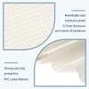 Non-Slip Rug Pad 55 x 87 in, PVC Rug Stopper, Cuttable, Cream view 3