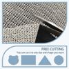 Non-Slip Rug Pad 55 x 87 in, PVC Rug Stopper, Cuttable, Cream view 4