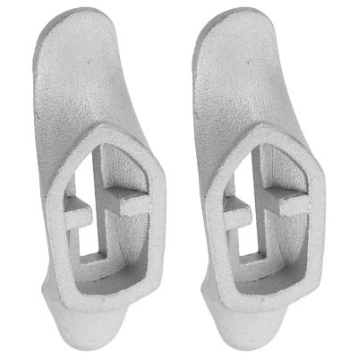 Housoutil 2-Piece Small Stainless Steel Cutting Jaws with Finger Guards, Replaceable Cutting Plates for Cutter Making