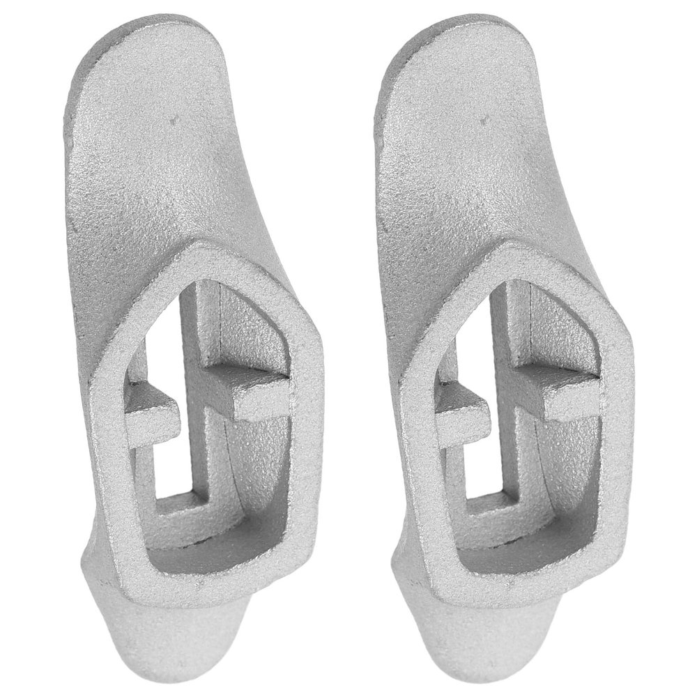 Housoutil 2-Piece Small Stainless Steel Cutting Jaws with Finger Guards, Replaceable Cutting Plates for Cutter Making