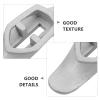 Housoutil 2-Piece Small Stainless Steel Cutting Jaws with Finger Guards, Replaceable Cutting Plates for Cutter Making view 3
