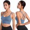 Women's Underwire-Free Sports Bra, Push-Up Yoga Fitness Bustier view 3