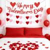 Red and Pink Heart Garland for Valentine's Day Decoration view 3