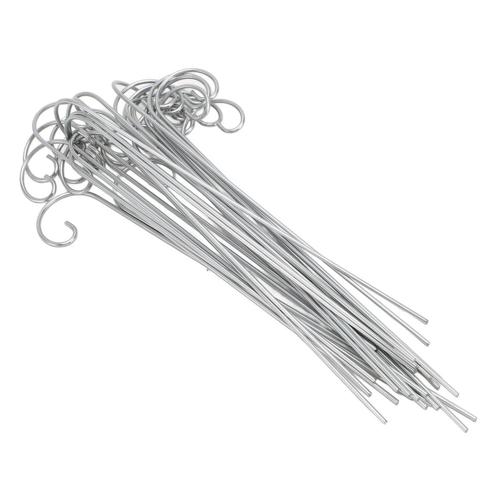 Dilwe Plant Label Hooks, Stainless Steel Garden Stakes for Flowers and Vegetables