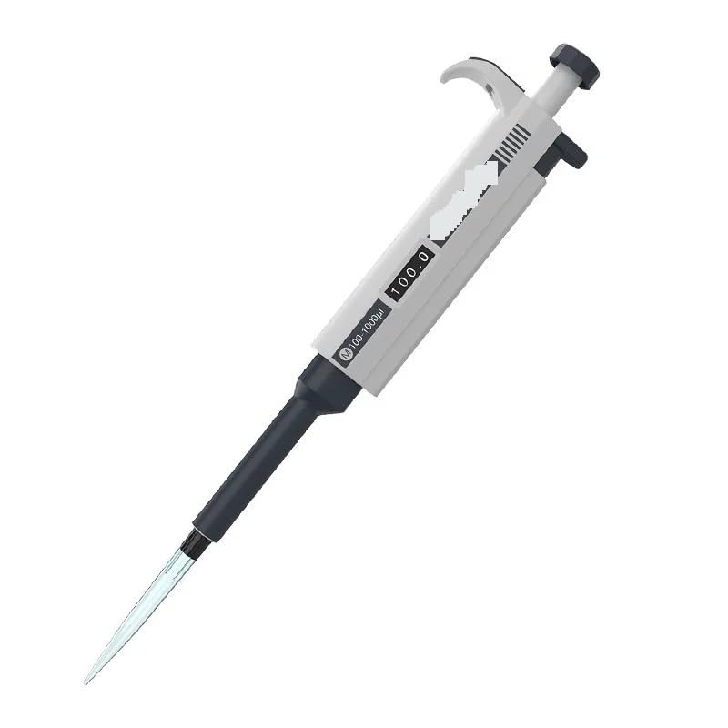 Single-Channel Manual Continuously Adjustable Digital Pipette, High Precision, 5–50 µL