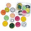 20 Smiley Push Pins for Bulletin Boards, Decorative Thumbtacks view 1