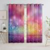 Rainbow Gradient Sequin Blackout Curtains, 2-Piece Set, 110 x 215 cm view 2