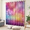 Rainbow Gradient Sequin Blackout Curtains, 2-Piece Set, 110 x 215 cm view 4