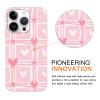 Omyzo 2-Pack Phone Cases for Samsung Galaxy S10e 5.8", Cute Pink Gingham Hearts Pattern, Slim Silicone TPU Shockproof Camera-Protective Cases for Girls view 2
