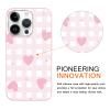 Omyzo 2-Pack Phone Cases for Samsung Galaxy S10e 5.8", Cute Pink Gingham Hearts Pattern, Slim Silicone TPU Shockproof Camera-Protective Cases for Girls view 3