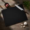 FESTA ITALIA Glass Cutting Board 20 x 30 cm – Tempered, Black view 2