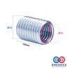 ChellexX End Fitting Thread Adapters, M10 to M12, Stainless Steel, 10-Pack view 2