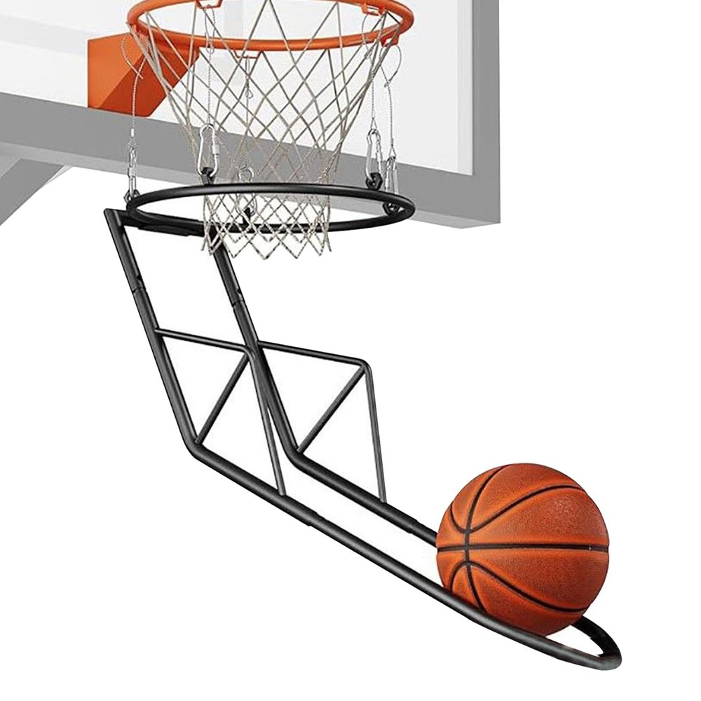 Basketball Hoop Ball Return, Metal Training Accessory