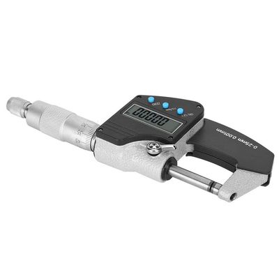 RiToEasysports Digital Micrometer, 0.001 mm, Stainless Steel with Large LCD