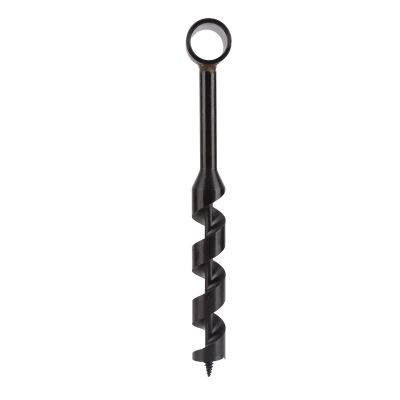 Tnfeeon Manual Auger Drill, Carbon Steel for Woodworking, Durable Survival Tool for Camping and Gardening (25 × 230 mm)