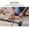 Tnfeeon Manual Auger Drill, Carbon Steel for Woodworking, Durable Survival Tool for Camping and Gardening (25 × 230 mm) view 4