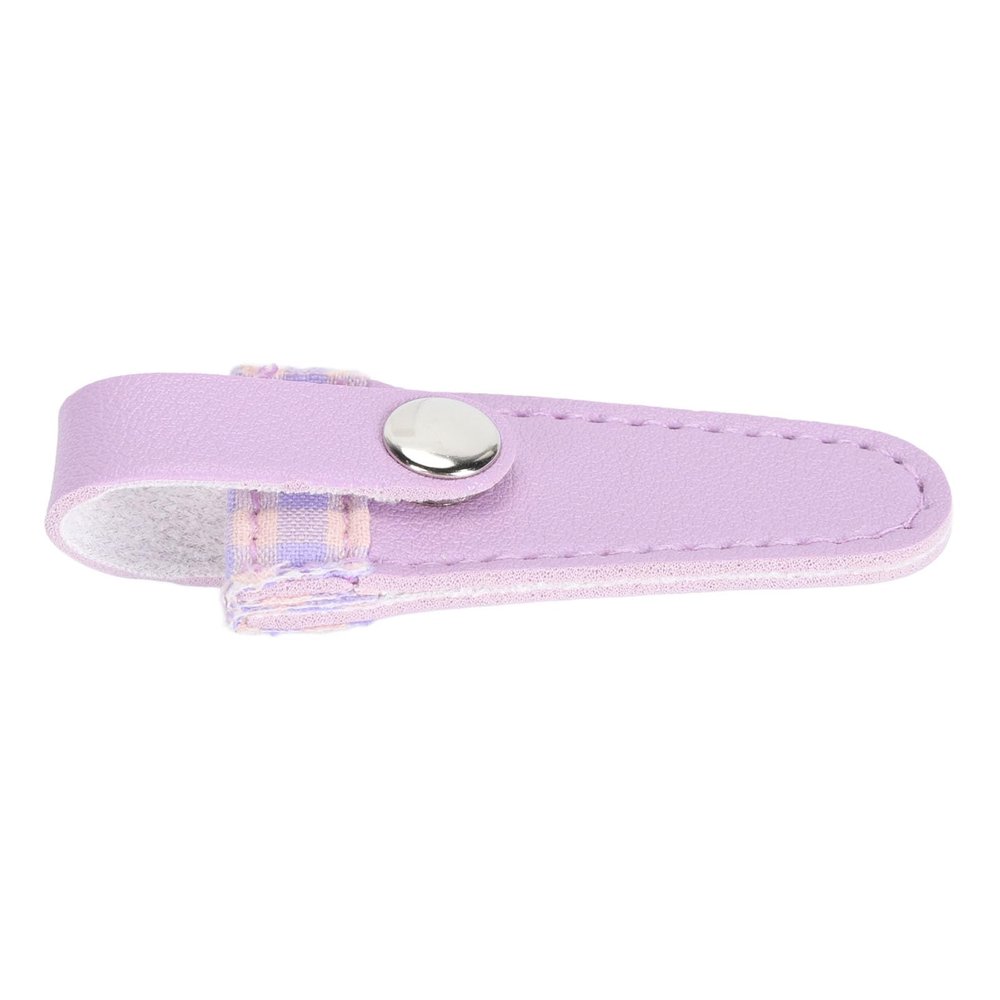 Alomejor PU Leather Sewing Scissors Case, Pink and Purple