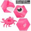 BESPORTBLE Inflatable Drink Holders, Easy to Inflate, PVC, Stable in Water, 4-Piece Set with Fun Cartoon Designs for Summer Vacations and Hawaiian Parties view 2