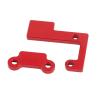 RC Upgrade Accessory for Tamiya TT-02 Series TT-02D TT-02B TT-02S 1/10 Metal Main Shaft Bearing Holder Gear Mount Set TATT-074 (Red) view 2