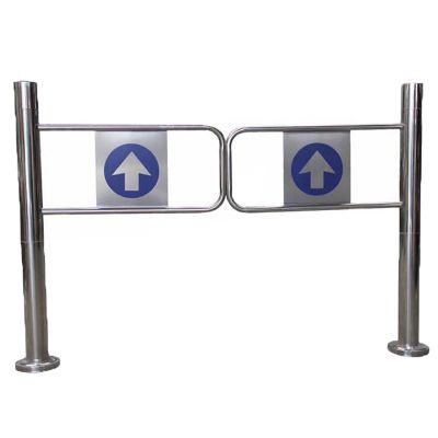 Durable Automatic Stainless Steel Swing Gate with Rebound Mechanism, Self-Closing One-Way Gate (50 x 97 cm)